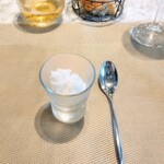 La Brianza - レモンとセージのシャーベット。美味しいお口直し。