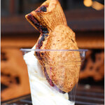 たいやき ひいらぎ - 通常は顔側がダイブしています。