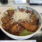 築地 どんぶり市場 - まぐろほほ肉ステーキ丼