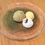 Purin No Susume - アイスプレート～八女茶アイスクリーム