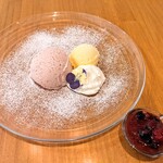 Purin No Susume - アイスプレート～あまおういちごアイスクリーム