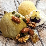 Purin No Susume - デザートプレート～ブロンテ産ピスタチオアイスクリーム