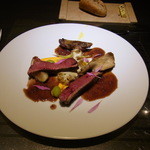 エクアトゥール - 青首鴨のロースト　生姜とエシャロットのソース