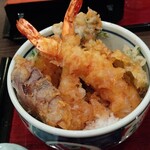 Sajimasuisan - 天丼そばセットの天丼