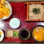 Sajimasuisan - 天丼そばセット