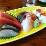 Ume sushi - 刺身の図