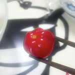 八紘学園 農産物直売所 - 【2021年08月】赤ちゃんのホッペ、皮が非常に薄く、味わいは良好です(^^)/