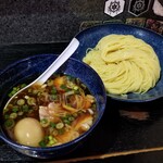 塩そば専門店 桑ばら - サンマ香油のつけそば