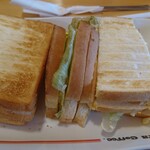 珈琲所コメダ珈琲店 - エッグトースト580円