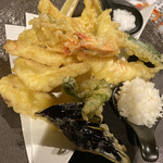 巻き酒場 くるり家 - 天ぷら盛り合わせ