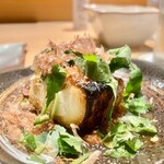 地葉はなれ - 2021.7.  厚揚げのそぼろ餡掛け