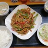 祥龍房刀削麺荘 - 青椒肉絲　850円