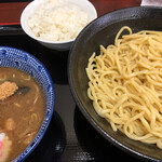 Menya Shouryuu - 昇龍つけ麺中盛り熱盛り半ライスで800円税込！