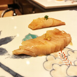 鮓 きずな - 淡路島 鰆漬け、五島列島 太刀魚 藁焼き