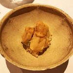 鮓 きずな - 北海道 根室馬糞雲丹 淡路島紫雲丹の混ぜご飯