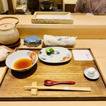 日本橋 蕎ノ字 - ◎8席のカウンター席は今では予約至難な席となっている。