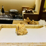 日本橋 蕎ノ字 - ☆南瓜（静岡・島田）　　　　　　　　　　　　　　　　　　◎果物みたいな甘さのあるカボチャ。