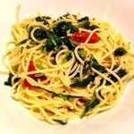 ブラッスリー・ハル - 大根葉のペペロンチーノ♪