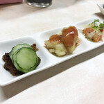 がばちょ - ●セット（アテ3品+ドリンク1杯/500円）