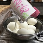 がばちょ - 大将が忙しい時は、茹で玉子食べてしのごうね♡