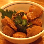 Turukame Hachiban - 砂肝とにんにく青唐辛子の醤油漬け