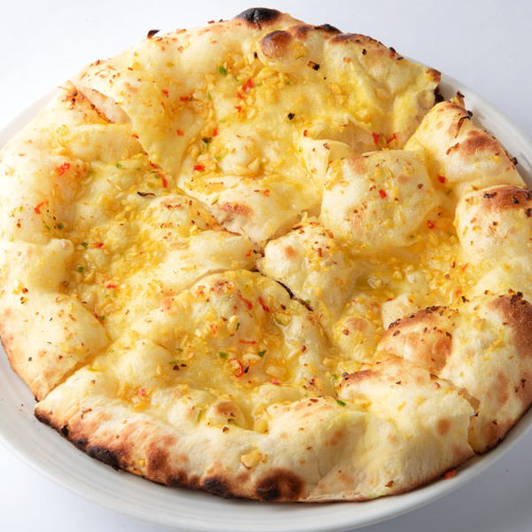 ガーリックバター入りナンのレシピ