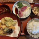 Tenhisa - 天麩羅定食 ¥1000