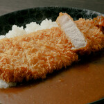 Imakatsu curry (with miso soup)