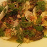 牡蠣とカブのお料理