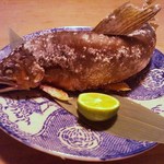 酒陶　築地 - 人吉　川辺川の天然鮎　塩焼き