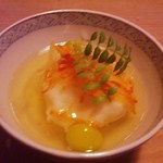 酒陶　築地 - 鰆のかぶら蒸し　梅出汁あん