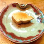 天ぷら たけうち - 鮟肝　酒と煮かえしを使って上品に仕上げています