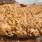 ドライブイン 唐船 - 持ち帰りチキンライス、みっちり！