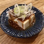 天ぷらスタンド KITSUNE - 胡麻醤油で食べる冷奴