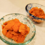 天ぷら料理 さくら - 利尻産エゾバフンウニ刺身