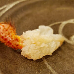 天ぷら料理 さくら - 釧路産毛ガニ刺身