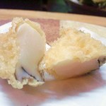 天ぷら たけうち - 鮑　柔らかかったな～