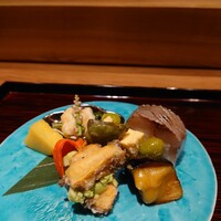 京味 もと井 - 鯖寿司　茄子