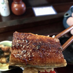 炭焼うなぎ あおいや - うなぎ様、リフトでございます⤴︎⤴︎
