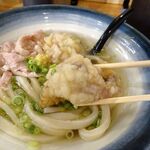 自家製さぬきうどんと肉 新橋甚三 - 肉うどんスペシャル（特大３玉）890円