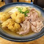 自家製さぬきうどんと肉 新橋甚三 - 肉うどんスペシャル（特大３玉）890円