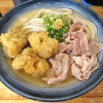 自家製さぬきうどんと肉 新橋甚三 - 肉うどんスペシャル（特大３玉）890円