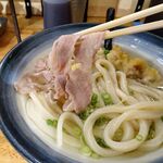 自家製さぬきうどんと肉 新橋甚三 - 肉うどんスペシャル（特大３玉）890円