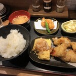 寿司と天ぷら ニューツルマツ - セット全容