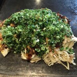 Okonomiyaki Teppan Izakaya Piero - 肉玉そば（ネギトッピ）