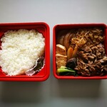 阿佐利 本店 - 1000円 すき焼き弁当
