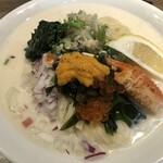 鴨出汁中華蕎麦 麺屋yoshiki - 蟹出汁クリーミー冷やしそば