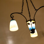 オステリアラブラ - 照明もアンティークだそうです