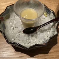 雨後晴 青山 - 先付　焼き茄子のすりながし