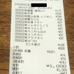 ディオ - レシート (2021.08.25)